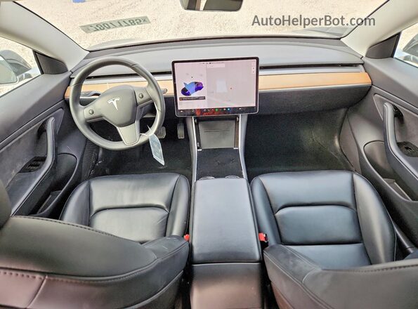 5YJ3E1EB0LF599633 2020 TESLA MODEL Black Widok deski rozdzielczej