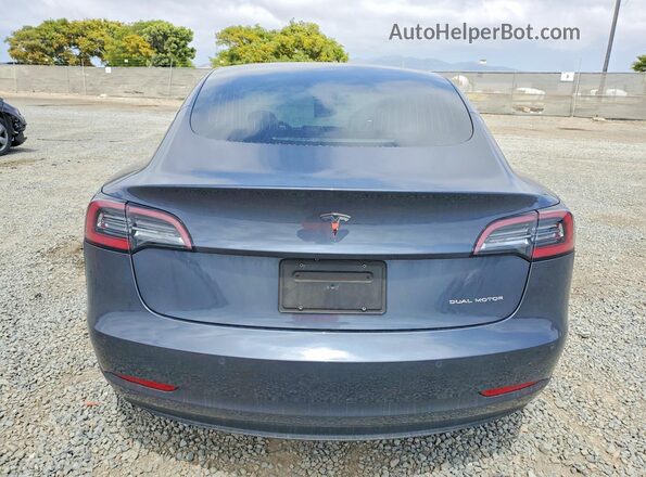 5YJ3E1EB0LF650824 2020 TESLA MODEL Gray Widok z tyłu