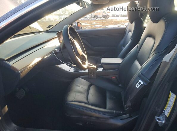5YJ3E1EB0LF720404 2020 TESLA MODEL Серый Вид салона спереди
