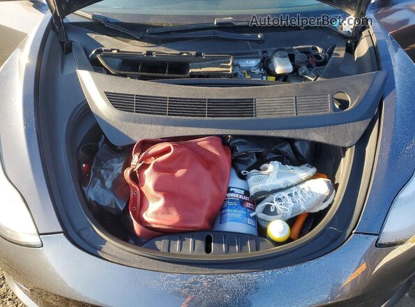5YJ3E1EB0LF720404 2020 TESLA MODEL Серый Вид задней части салона