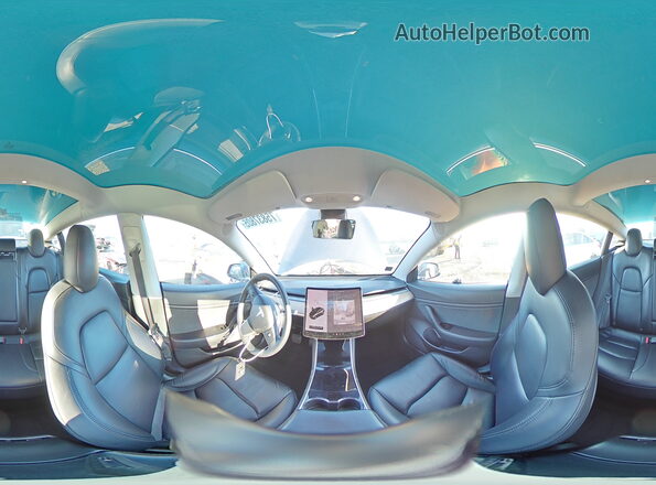 5YJ3E1EB0LF720404 2020 TESLA MODEL Серый Вид наклейки с VIN-кодом