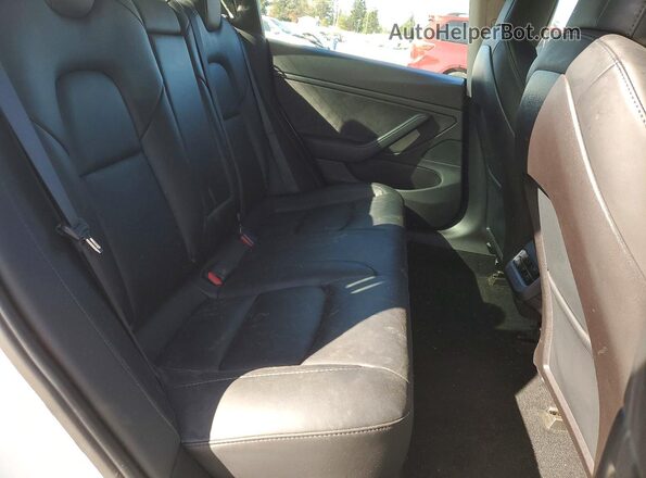 5YJ3E1EB0LF744461 2020 TESLA MODEL Белый Вид задних сидений