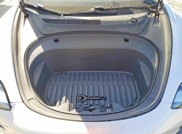 5YJ3E1EB0LF744461 2020 TESLA MODEL Белый Вид задней части салона