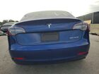 2022 Tesla Model 3 Blue vin: 5YJ3E1EB0NF205258