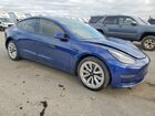 2022 Tesla Model 3 Blue vin: 5YJ3E1EB0NF205258
