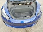 2022 Tesla Model 3 Blue vin: 5YJ3E1EB0NF205258