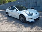 2022 Tesla Model 3 Long Range Dual Motor All-wheel Drive White vin: 5YJ3E1EB0NF245517