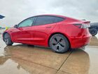 2023 Tesla Model 3 Red vin: 5YJ3E1EB0PF675289