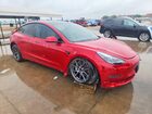 2023 Tesla Model 3 Red vin: 5YJ3E1EB0PF675289