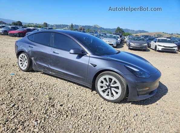 5YJ3E1EB0PF711871 2023 TESLA MODEL Charcoal Передня права чверть