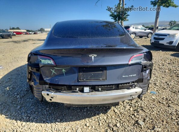 5YJ3E1EB0PF711871 2023 TESLA MODEL Charcoal Вид ззаду