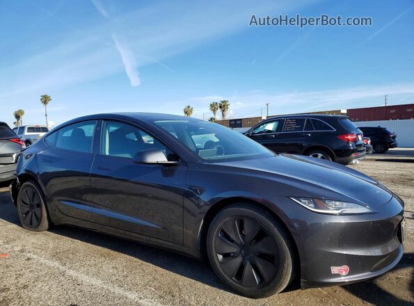 5YJ3E1EB0RF810936 2024 TESLA MODEL Угольный Передняя правая четверть
