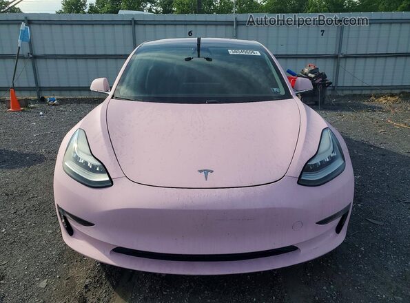5YJ3E1EB1JF116549 2018 TESLA MODEL Розовый Вид спереди