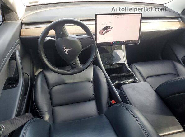 5YJ3E1EB1JF116549 2018 TESLA MODEL Розовый Вид панели приборов