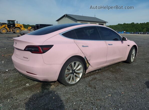 5YJ3E1EB1JF116549 2018 TESLA MODEL Розовый Задняя правая четверть