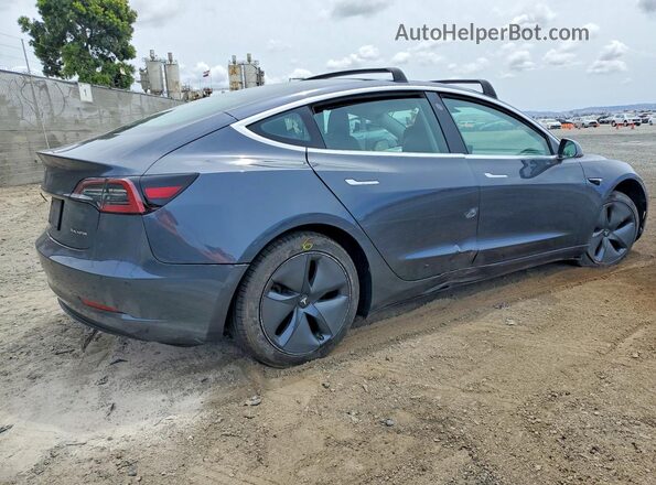 5YJ3E1EB1KF386477 2019 TESLA MODEL Серый Задняя правая четверть