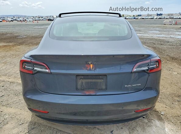 5YJ3E1EB1KF386477 2019 TESLA MODEL Серый Вид сзади