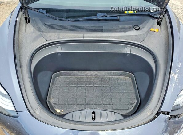 5YJ3E1EB1KF386477 2019 TESLA MODEL Серый Вид задней части салона