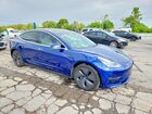 2019 Tesla Model 3 Blue vin: 5YJ3E1EB1KF437119