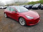 2019 Tesla Model 3 Burgundy vin: 5YJ3E1EB1KF522249