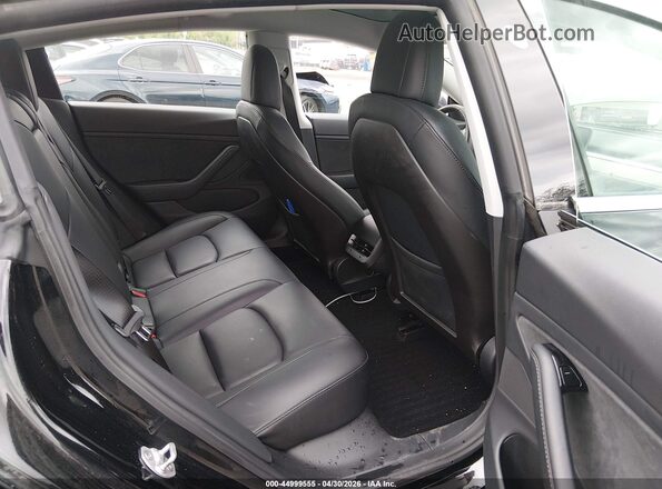 5YJ3E1EB1LF711355 2020 TESLA MODEL 3 Black Widok naklejki z numerem VIN