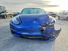 2021 Tesla Model 3 Blue vin: 5YJ3E1EB1MF087008