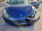 2021 Tesla Model 3 Blue vin: 5YJ3E1EB1MF087008
