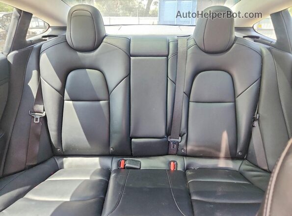 5YJ3E1EB1MF979856 2021 TESLA MODEL Синий Вид задних сидений