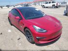 2021 Tesla Model 3 Long Range Red vin: 5YJ3E1EB1MF990050