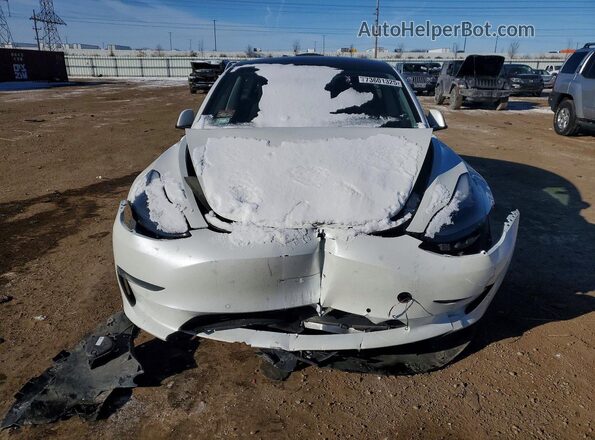 5YJ3E1EB1NF173775 2022 TESLA MODEL Белый Вид спереди