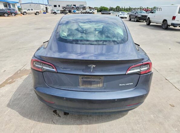 5YJ3E1EB1NF339969 2022 TESLA MODEL Gray Widok z tyłu