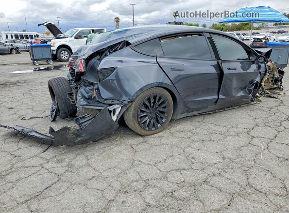 5YJ3E1EB1RF729444 2024 TESLA MODEL Угольный Задняя правая четверть
