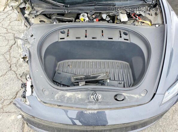 5YJ3E1EB1RF729444 2024 TESLA MODEL Угольный Вид задней части салона