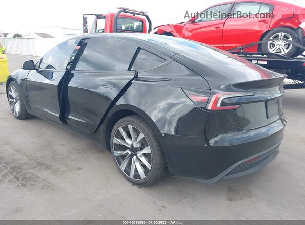5YJ3E1EB1RF795170 2024 TESLA MODEL 3 Black Trasero izquierdo