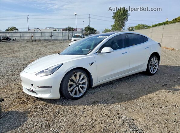 5YJ3E1EB2JF067457 2018 TESLA MODEL White Przód lewy