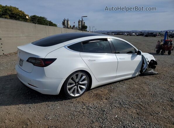 5YJ3E1EB2JF067457 2018 TESLA MODEL White Tył prawy