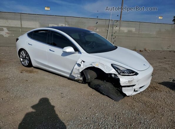 5YJ3E1EB2JF067457 2018 TESLA MODEL White Przód prawy