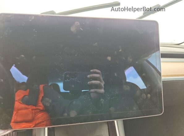 5YJ3E1EB2JF086848 2018 TESLA MODEL Серый Вид щитка приборов