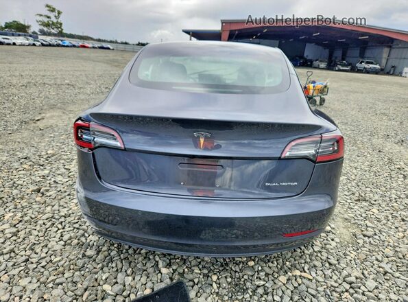 5YJ3E1EB2JF086848 2018 TESLA MODEL Серый Вид сзади