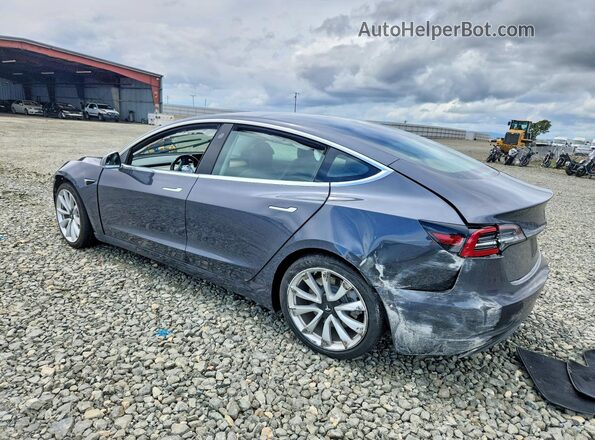 5YJ3E1EB2JF086848 2018 TESLA MODEL Серый Задняя левая четверть
