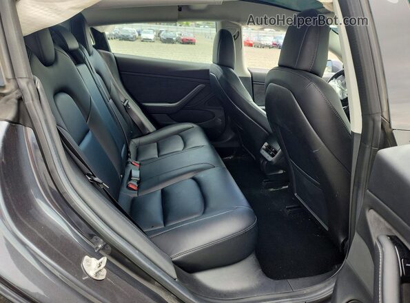 5YJ3E1EB2JF086848 2018 TESLA MODEL Серый Вид задних сидений