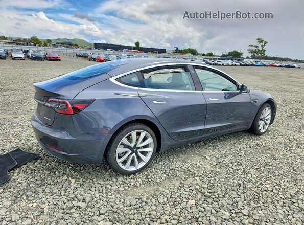 5YJ3E1EB2JF086848 2018 TESLA MODEL Серый Задняя правая четверть