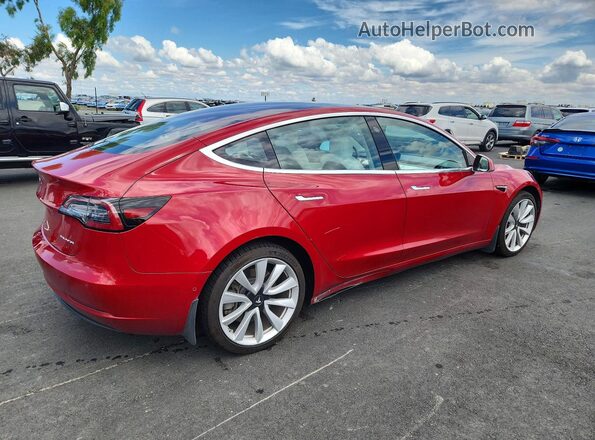 5YJ3E1EB2JF097588 2018 TESLA MODEL Red Trasero derecho