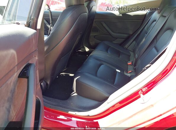5YJ3E1EB2JF133361 2018 TESLA MODEL 3 Красный Вид наклейки с VIN-кодом