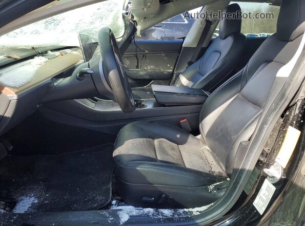 5YJ3E1EB2KF406509 2019 TESLA MODEL Black Vista interior delantera