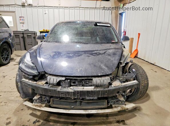 5YJ3E1EB2KF495692 2019 TESLA MODEL Gray Вид спереду