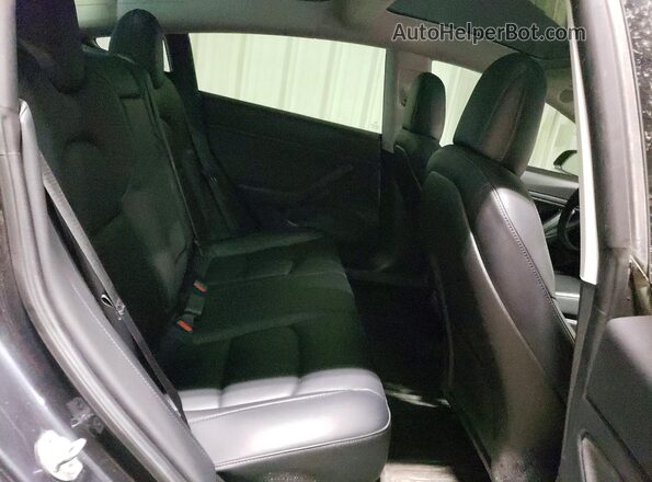 5YJ3E1EB2KF495692 2019 TESLA MODEL Gray Вид задніх сидінь