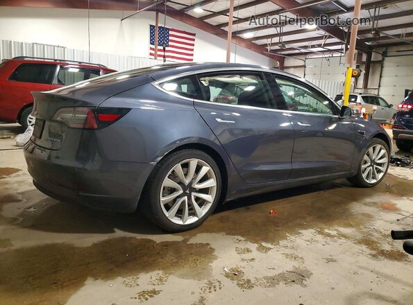 5YJ3E1EB2LF733705 2020 TESLA MODEL Gray Trasero derecho