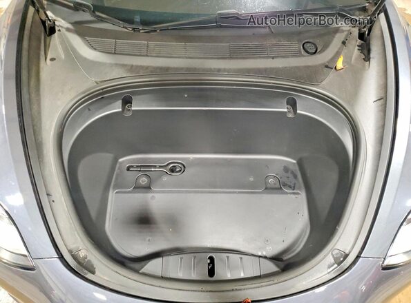 5YJ3E1EB2LF733705 2020 TESLA MODEL Gray Vista interior trasera