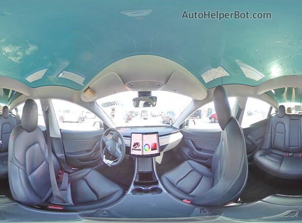 5YJ3E1EB2LF786839 2020 TESLA MODEL Черный Вид наклейки с VIN-кодом